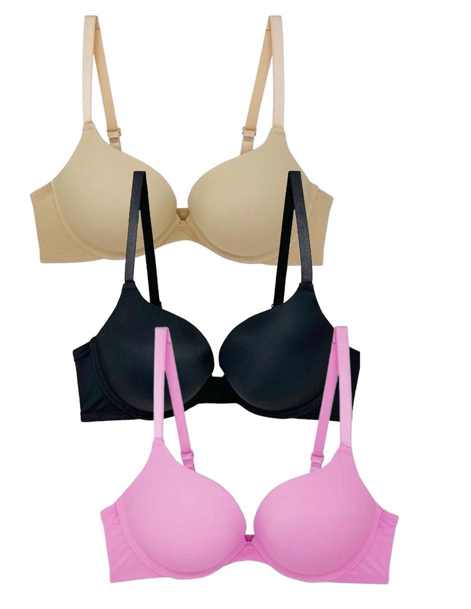 Brassiere copa doble push up seamless para mujer 2