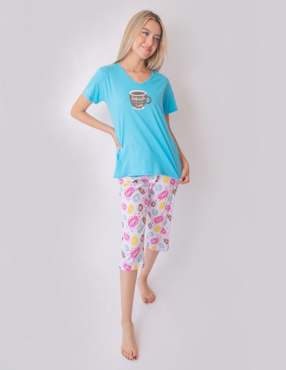 Conjunto pijama Primavera Verano para mujer 3