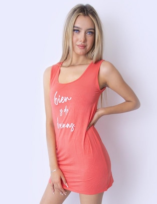 Camisón estampado