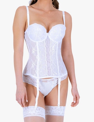 Corset estampado encaje 1