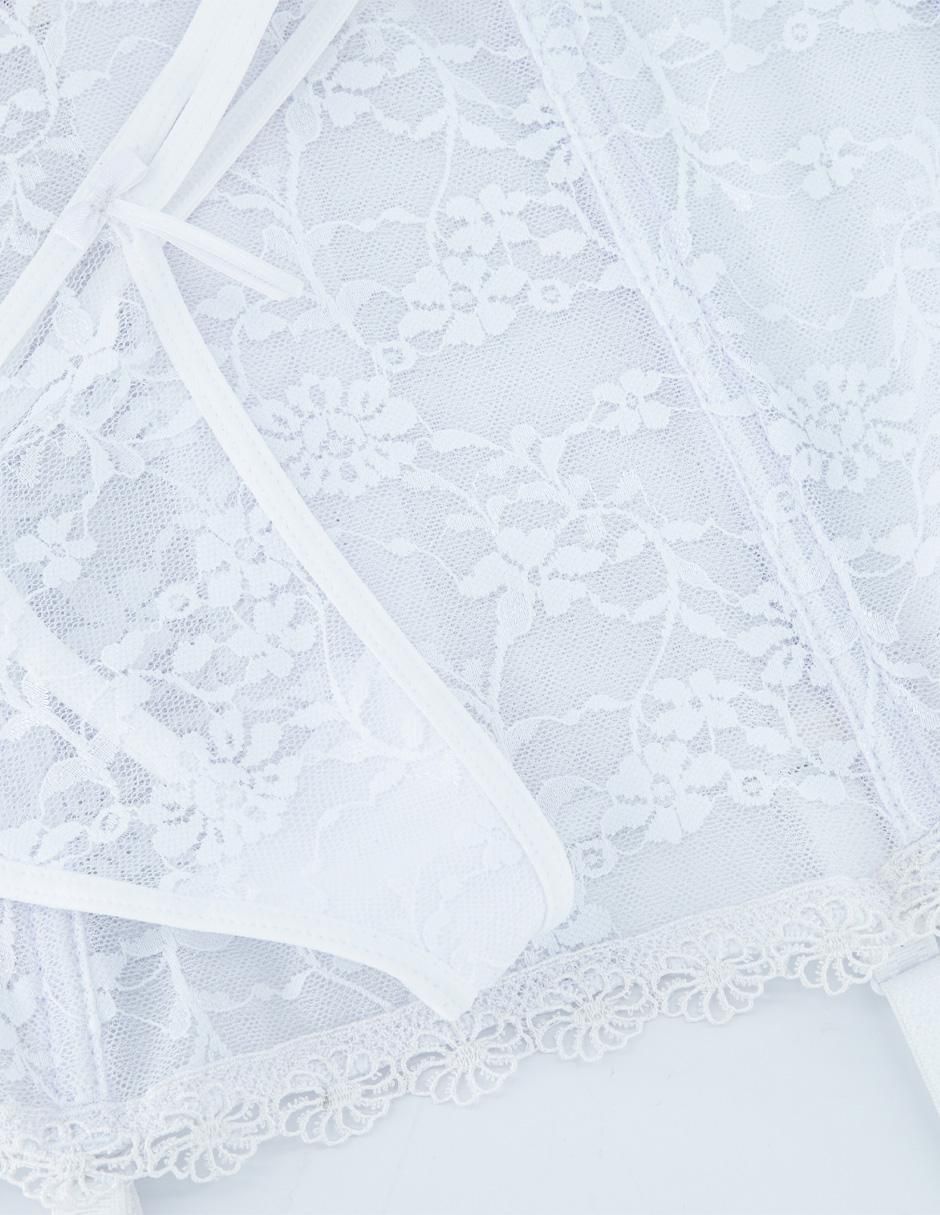 Corset estampado floral 9