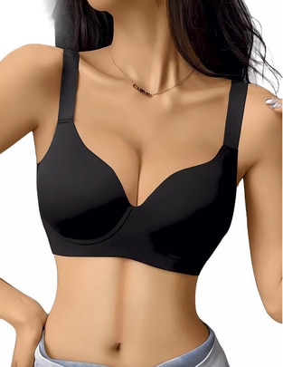 Bralette media copa seamless para mujer Bralette media copa seamless para mujer