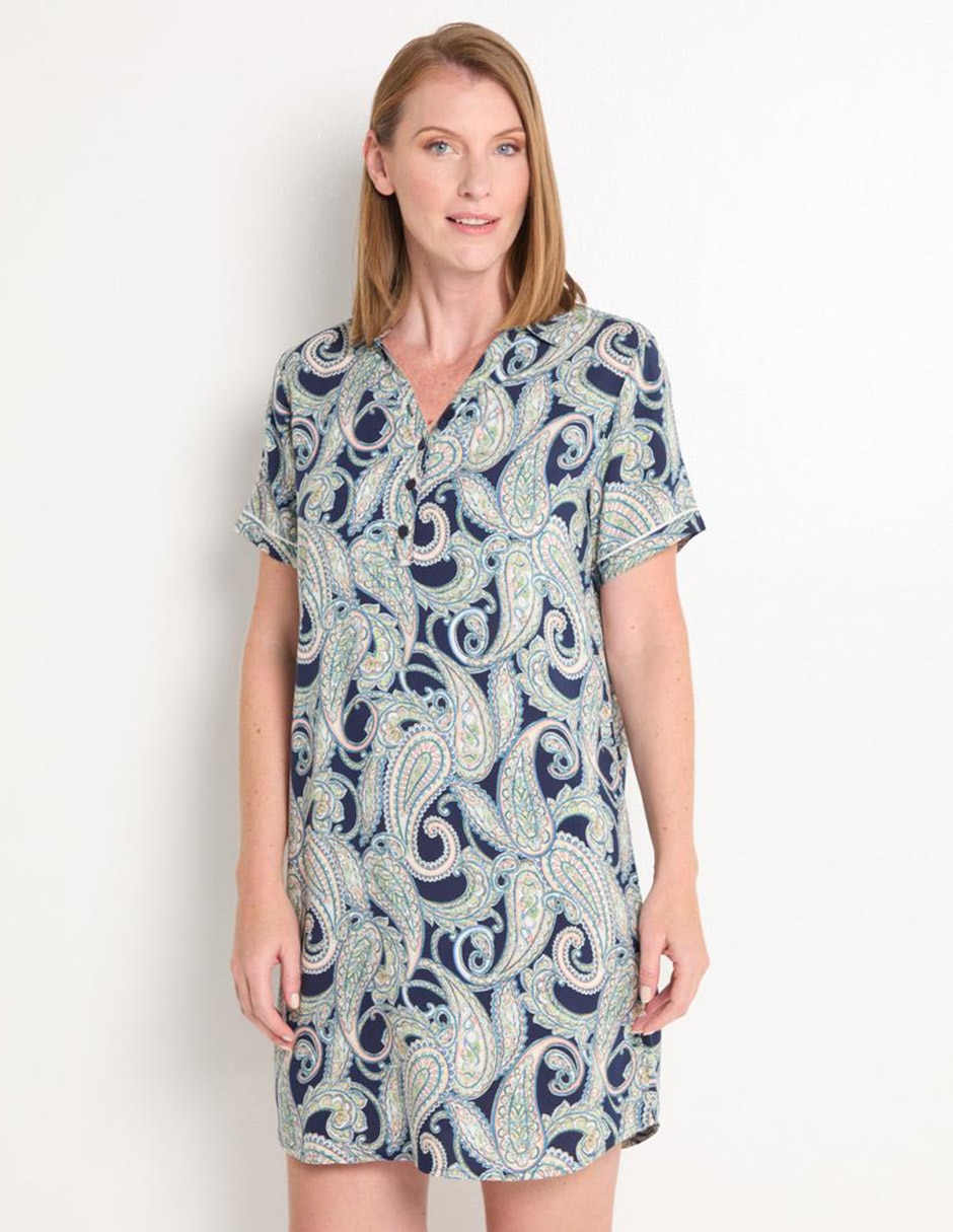 Camisón estampado paisley 1
