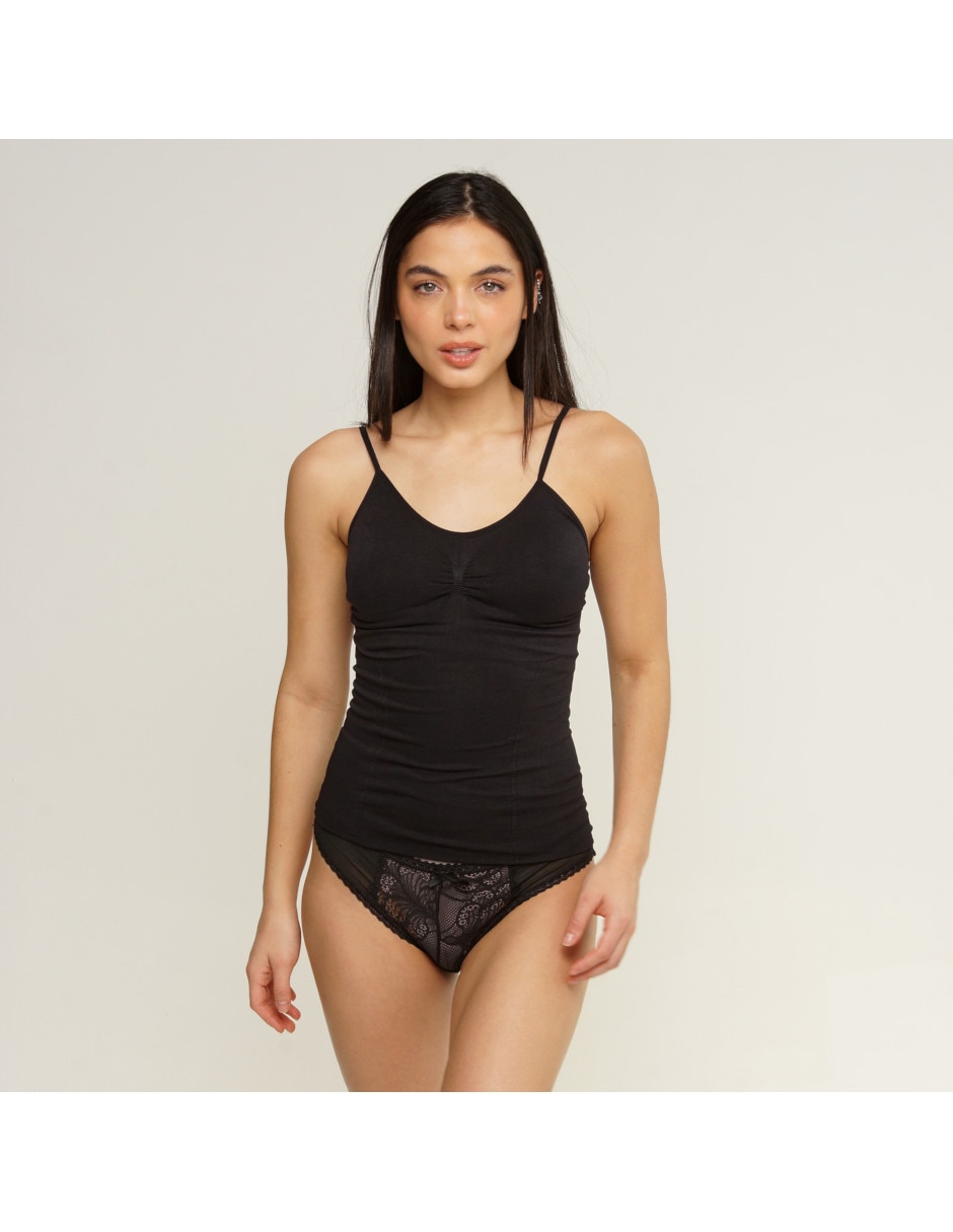 Camiseta tipo faja LIEB con compresión alta para mujer