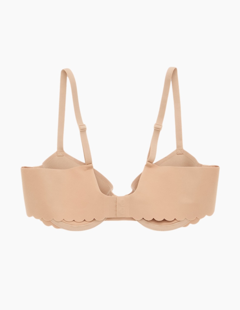 Brassiere balconette copa preformada para mujer 7