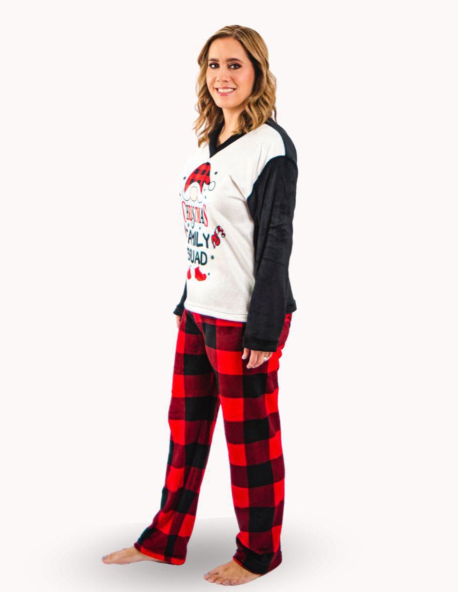Conjunto pijama Family Squad En Navidad Navidad para mujer