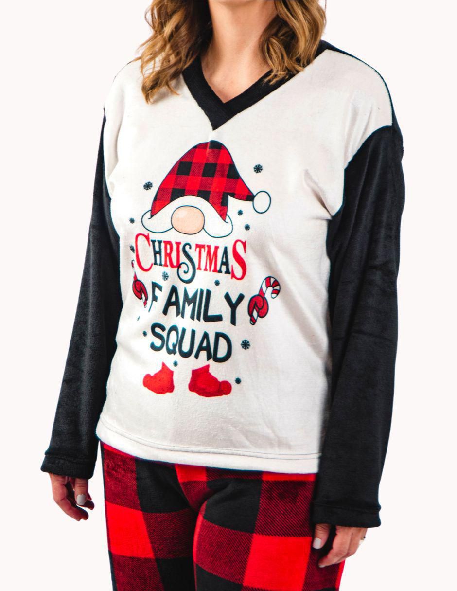 Conjunto pijama Family Squad En Navidad Navidad para mujer
