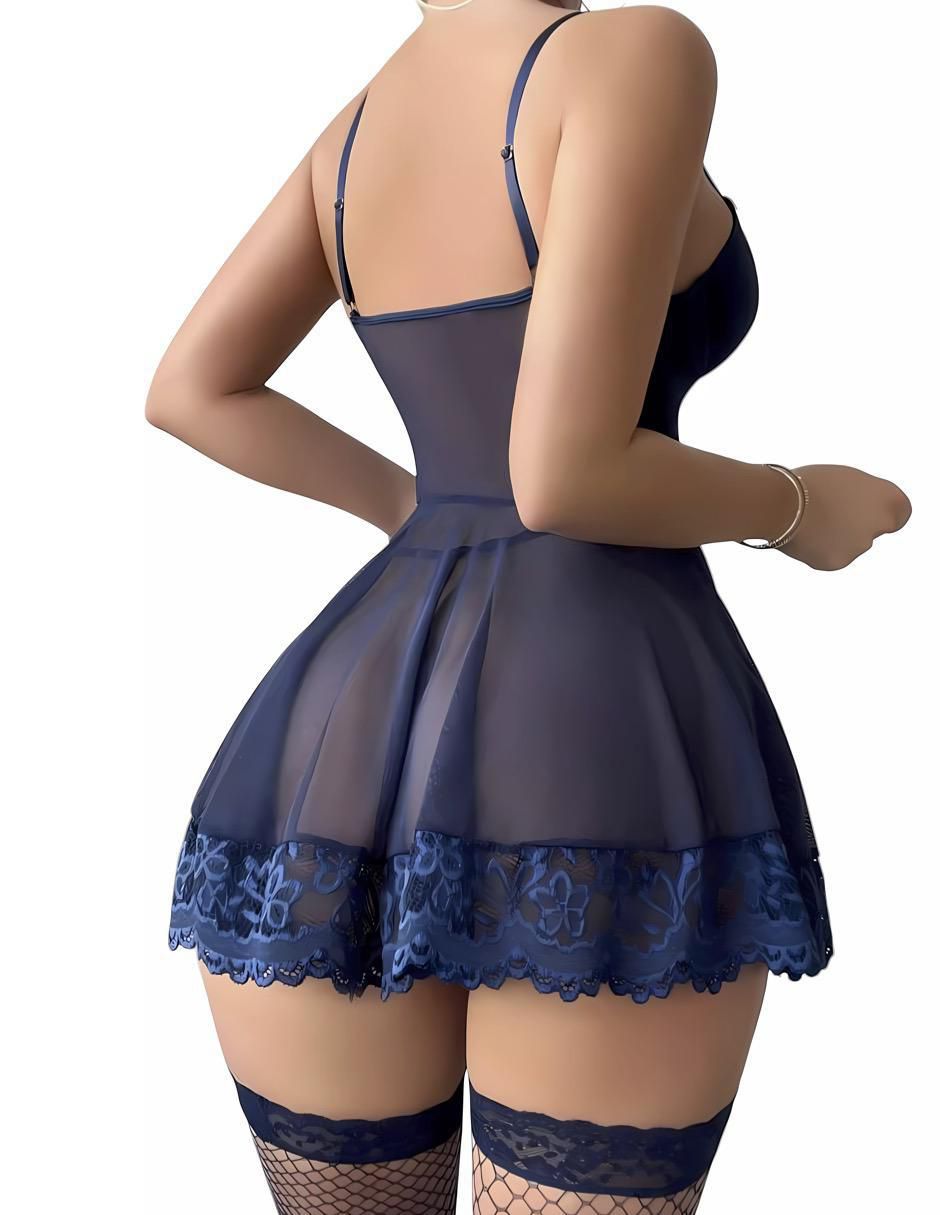 Set bra-panty-liguero Femica