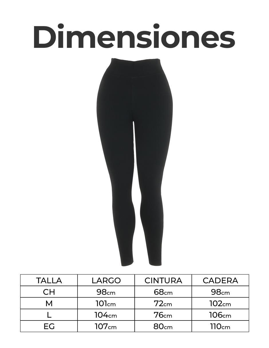 Legging a la cintura con elástico para mujer