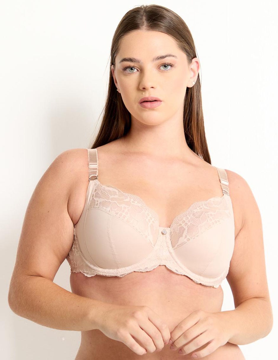 Brassiere demi con copa para mujer