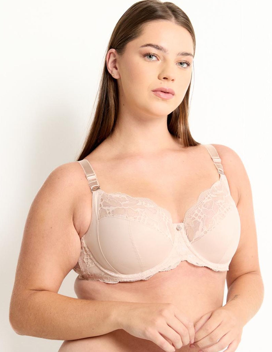 Brassiere demi con copa para mujer 2