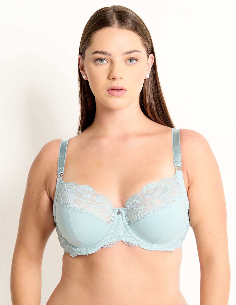 Brassiere demi con copa para mujer