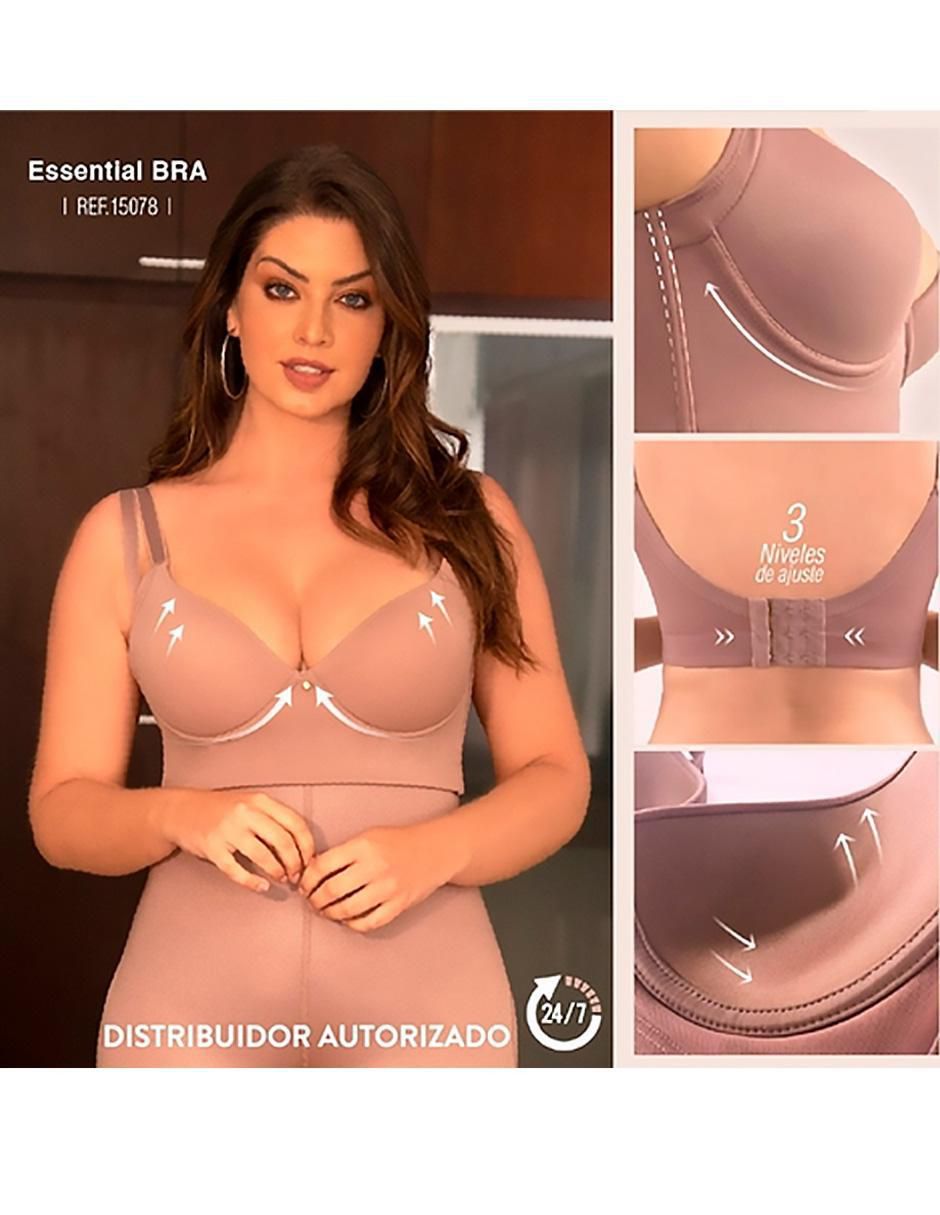Faja tipo brassiere con compresión media para mujer 6
