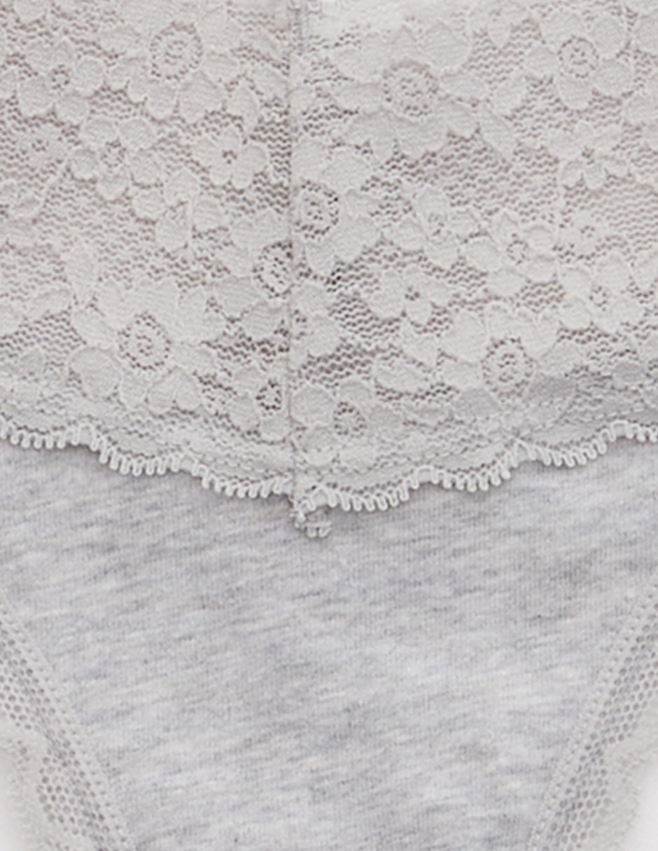 Tanga Aerie de algodón para mujer