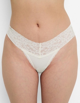 Tanga de algodón para mujer