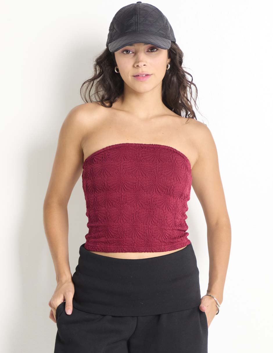Top escote regular Top escote regular