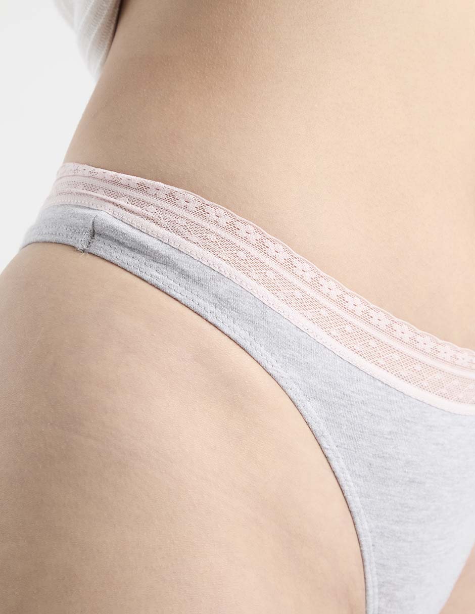 Tanga de algodón para mujer 4