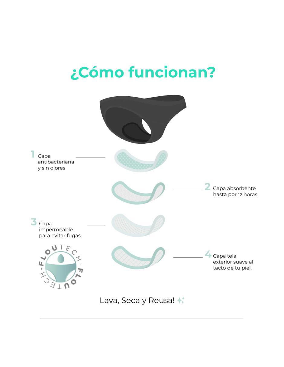 Panty menstrual flujo abundante 6