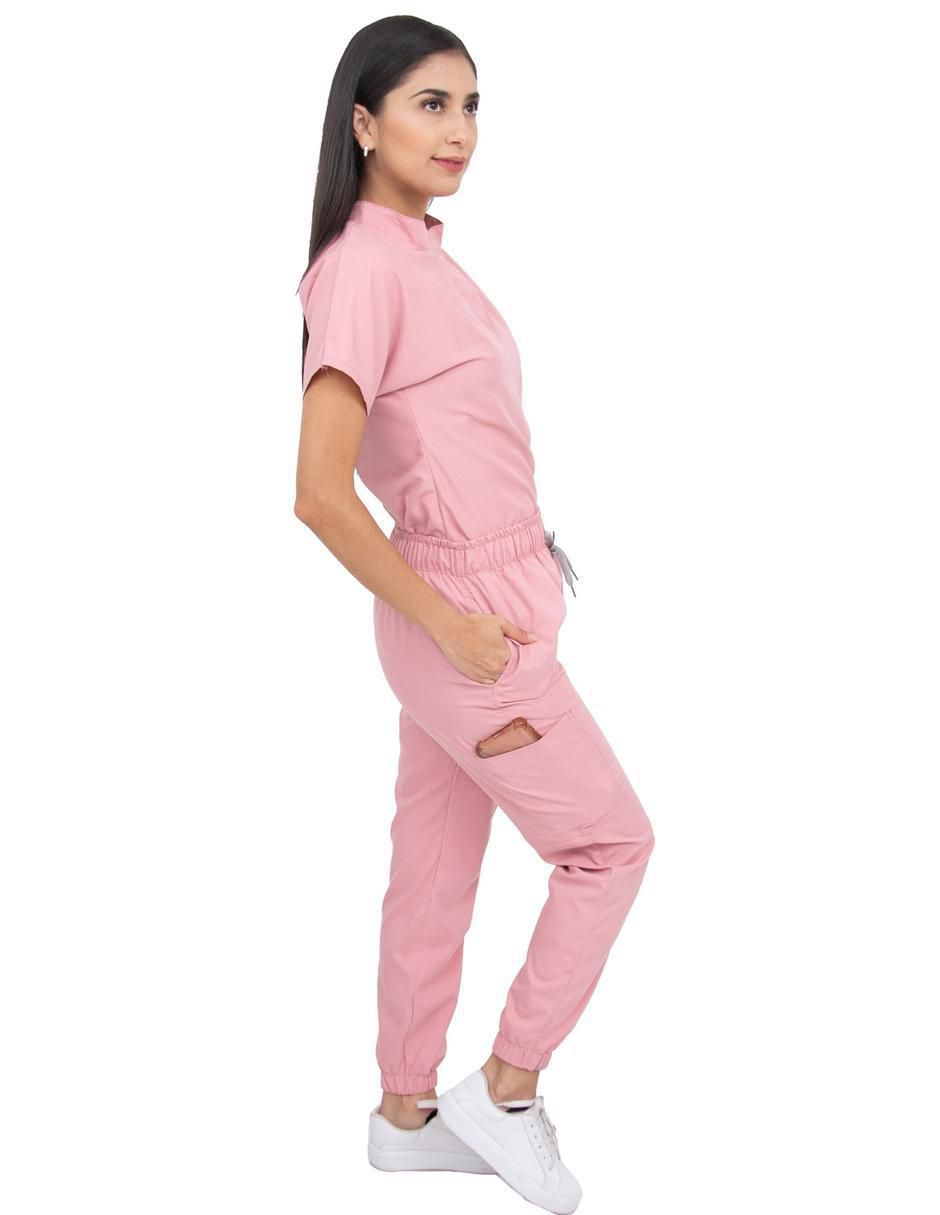 Pijama quirúrgica estilo relajado para mujer 2