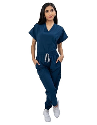 Pijama quirúrgica estilo relajado para mujer Pijama quirúrgica estilo relajado para mujer