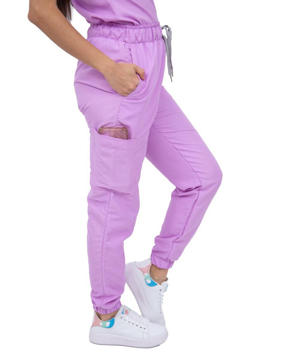 Pijama quirúrgica estilo relajado para mujer 4