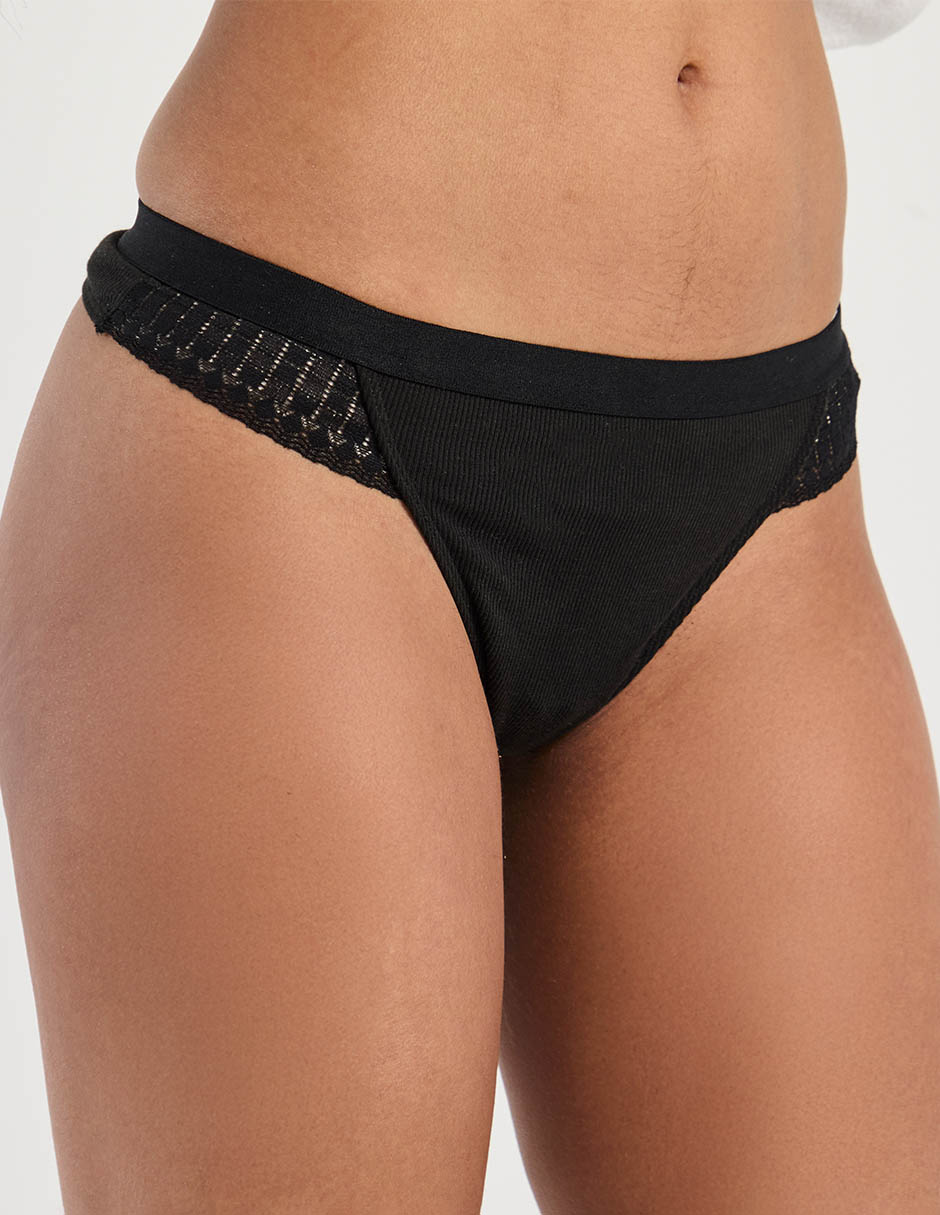Tanga de algodón para mujer 4