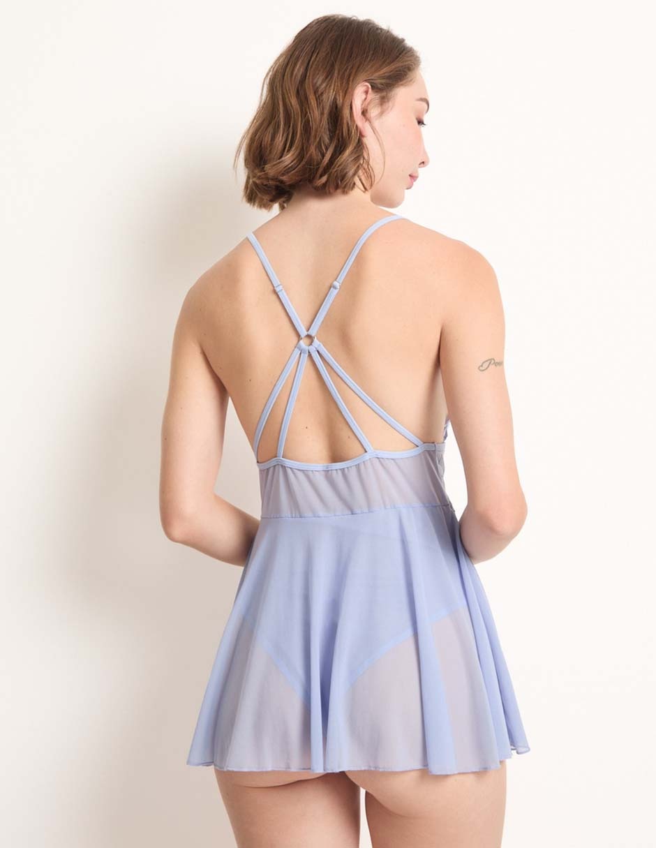 Body Map cuello V espalda abierta para mujer