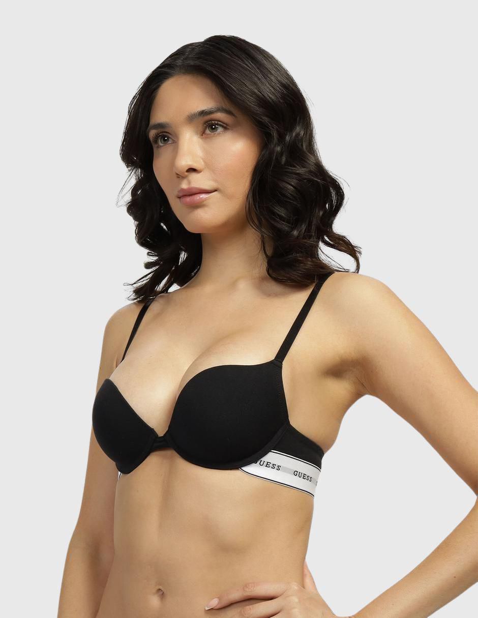 Brassiere balconette copa push up para mujer 2
