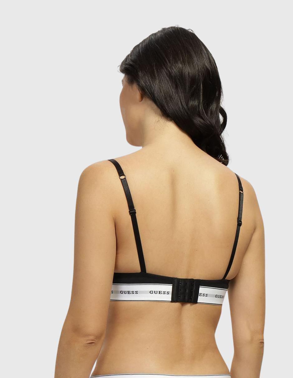 Brassiere balconette copa push up para mujer 4