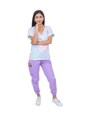 Pijama quirúrgica estilo relajado para mujer Pijama quirúrgica estilo relajado para mujer
