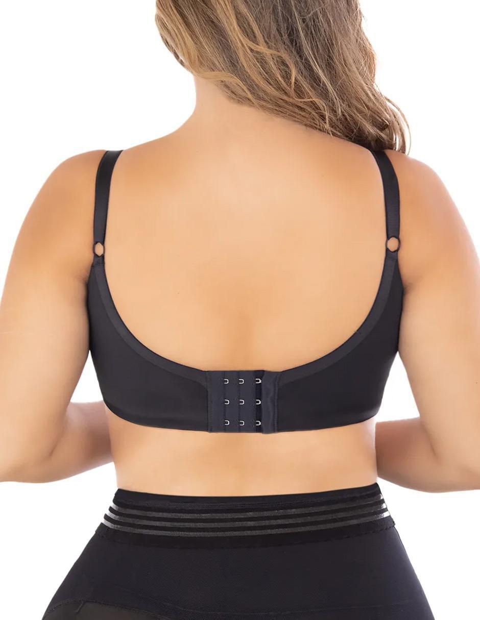 Faja tipo brassiere con compresión media para mujer