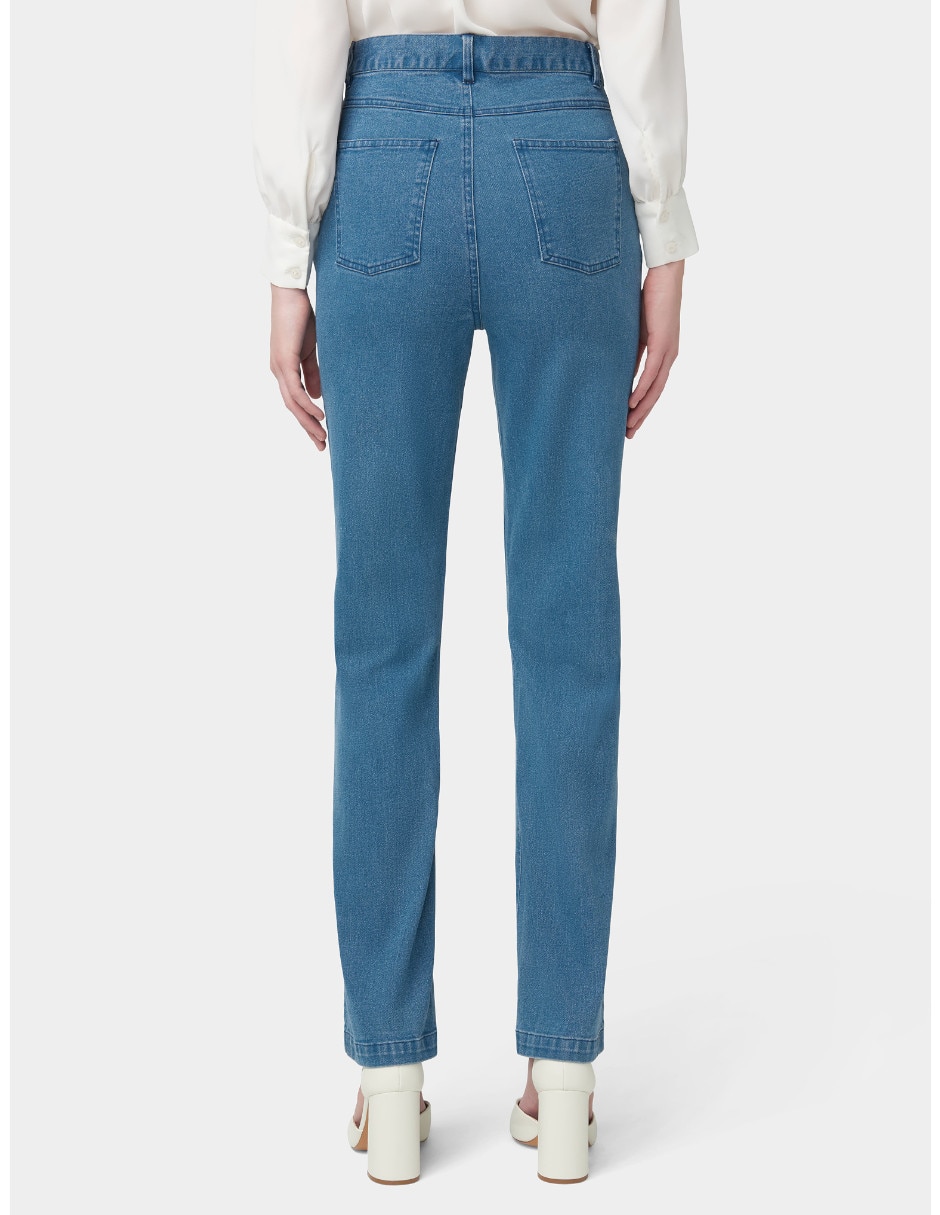 Legging a la cintura con botón para mujer 4