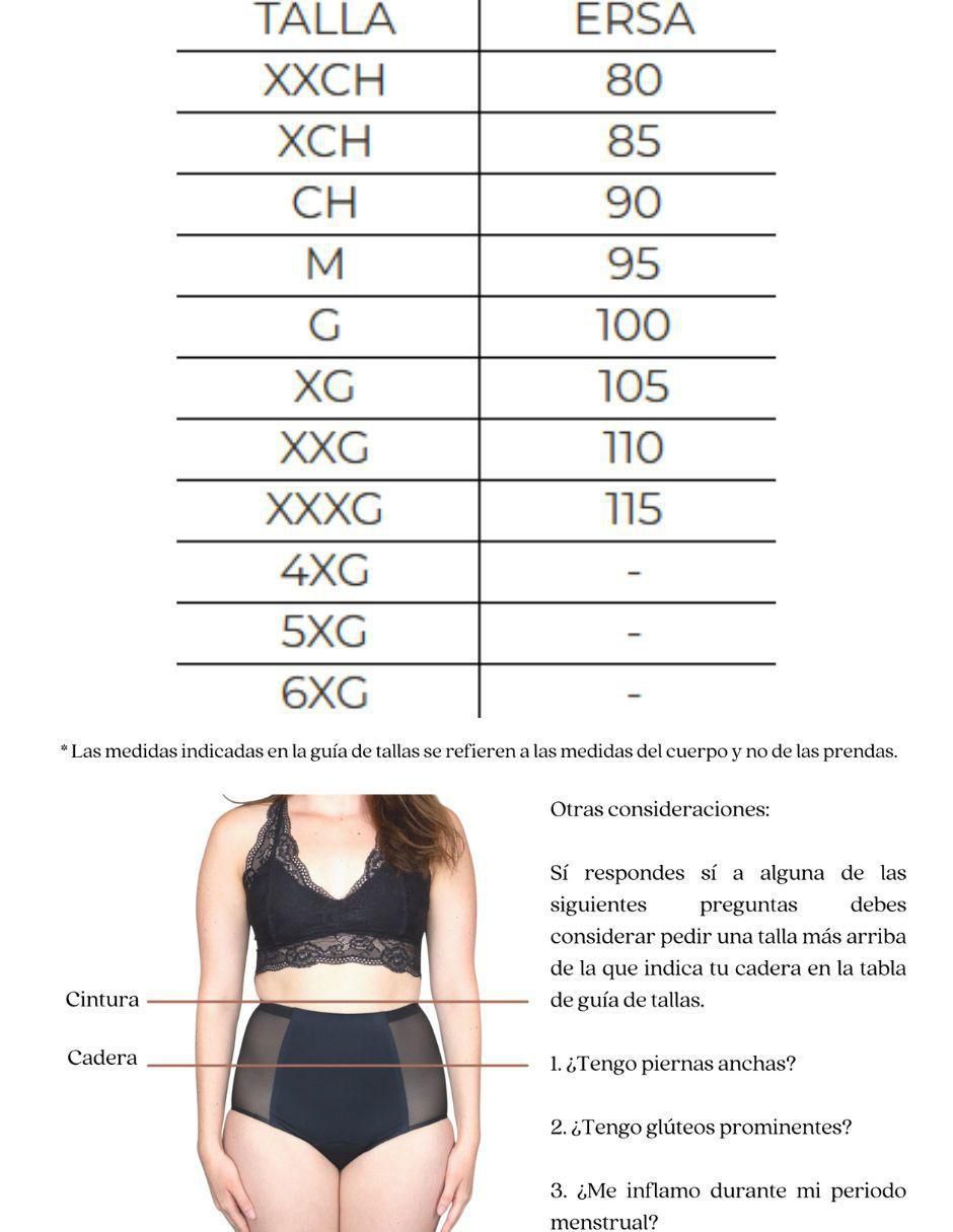 Set panty menstrual flujo súper abundante 7