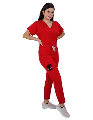 Pijama quirúrgica estilo relajado para mujer Pijama quirúrgica estilo relajado para mujer