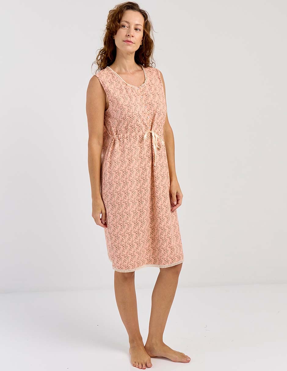 Camisón estampado floral de algodón 3