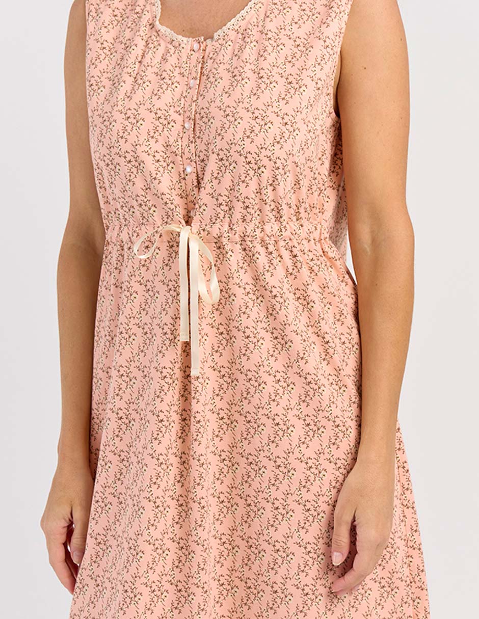 Camisón estampado floral de algodón 2
