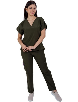 Pijama quirúrgica estilo relajado para mujer Pijama quirúrgica estilo relajado para mujer