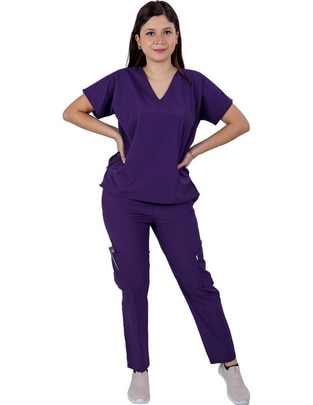 Pijama quirúrgica estilo relajado para mujer Pijama quirúrgica estilo relajado para mujer
