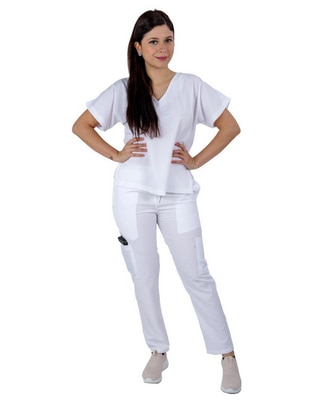Pijama quirúrgica estilo relajado para mujer Pijama quirúrgica estilo relajado para mujer