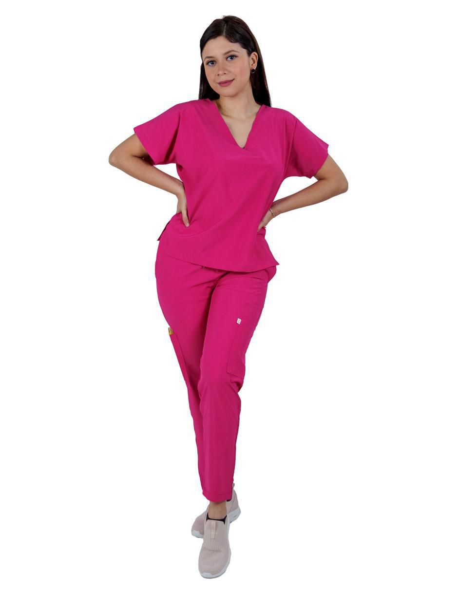 Pijama quirúrgica estilo relajado para mujer Pijama quirúrgica estilo relajado para mujer