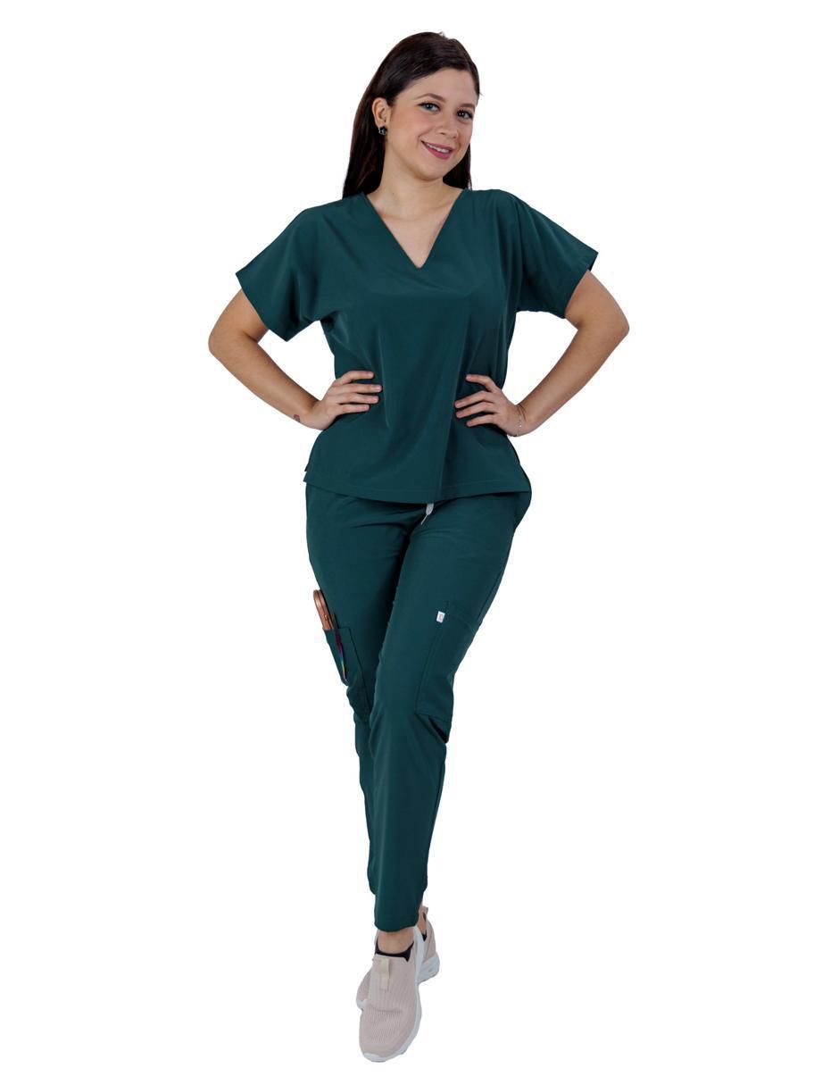 Pijama quirúrgica estilo relajado para mujer Pijama quirúrgica estilo relajado para mujer