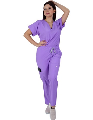 Pijama quirúrgica estilo relajado para mujer Pijama quirúrgica estilo relajado para mujer