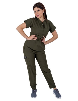 Pijama quirúrgica estilo relajado para mujer Pijama quirúrgica estilo relajado para mujer