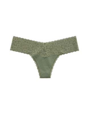 Tanga de algodón para mujer
