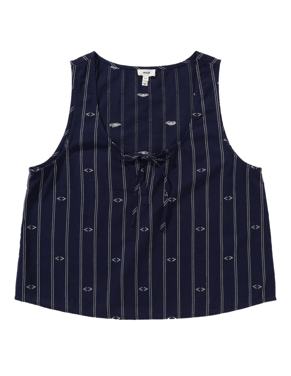 Playera pijama estampado a rayas para mujer 3