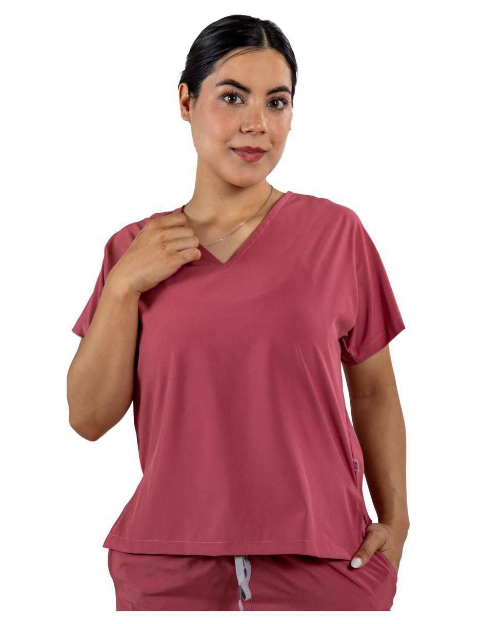 Pijama quirúrgica estilo relajado para mujer 2
