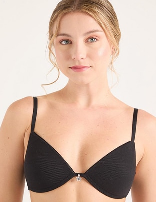 Brassiere demi con copa para mujer 1