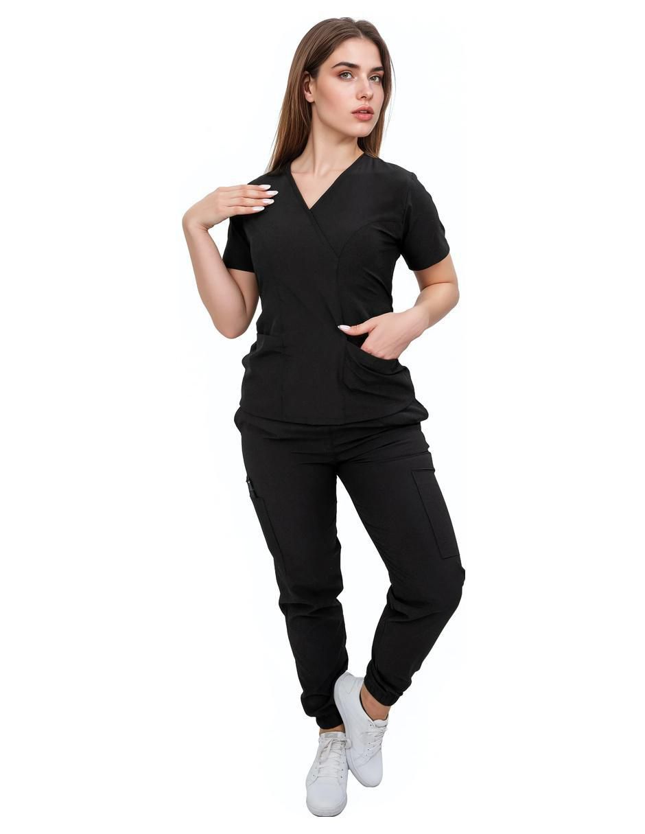 Pijama quirúrgica estilo relajado para mujer 1