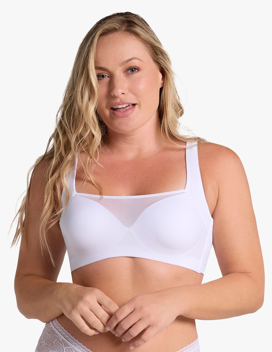 T-shirt bra con copa para mujer