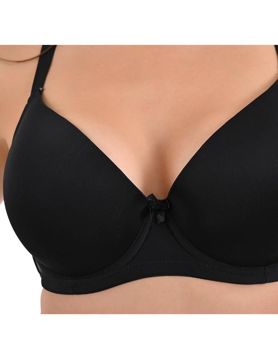Brassiere copa doble push up seamless para mujer 3